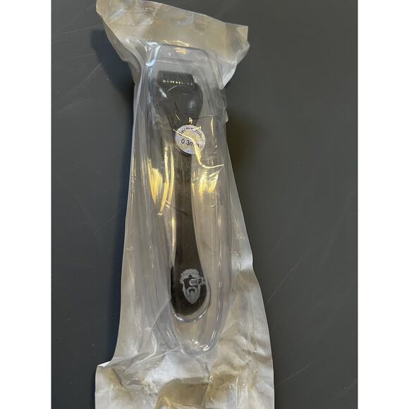 King Leonidas Beard Growth Derma Roller 0.3 mm Sterile Titanium Grooming NEW NIP - Picture 5 of 7